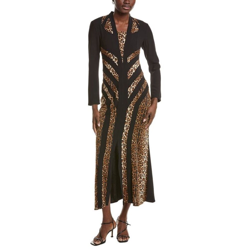 Burryco Womens  Black Embellished Maxi Dress, Black